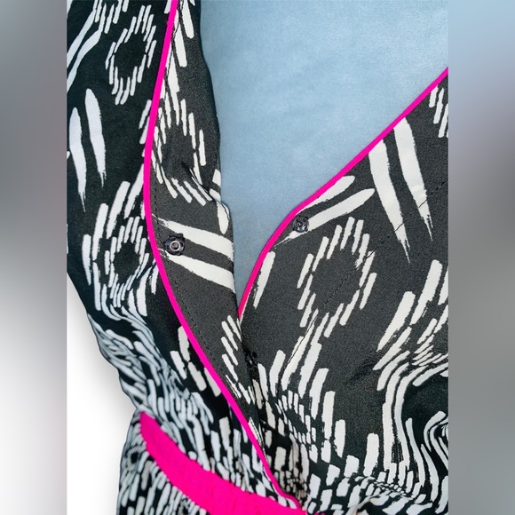 Charlie Jade Silk Sleeveless Tie Waist Midi Dress Size Small - Picture 7 of 9